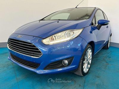 Begagnad Ford Fiesta Titanium 101 HK (74 kW) 2013 Blå Sedan