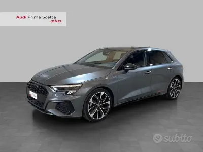Usata Audi A3 S-Line 150 CV (110 kW) 2024 Grigio daytona perlato Berlina