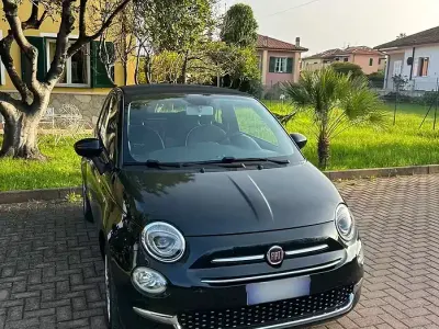 Usata Fiat 500C 69 CV (50 kW) 2016 Nero Cabrio