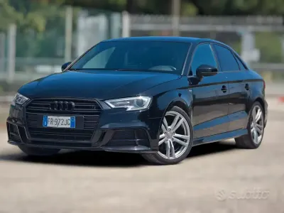 Usata Audi A3 S-Line 184 CV (135 kW) 2018 Nero Berlina