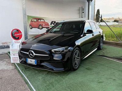 Usata Mercedes C220 Premium Plus 200 CV (147 kW) 2021 Nero ossidania Station wagon