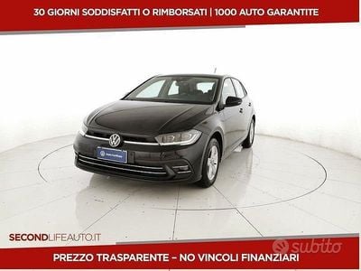 Usata VW Polo Style 95 CV (69 kW) 2023 Nero Utilitaria