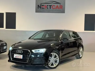 Usata Audi A3 S-Line 150 CV (110 kW) 2019 Nero Berlina