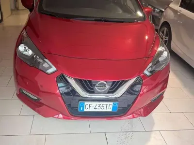 Usata Nissan Micra Acenta 92 CV (67 kW) 2021 Rosso Utilitaria
