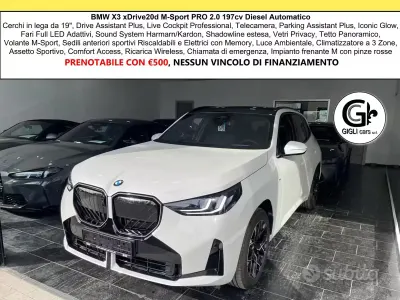 Usata BMW X3 M Sport 197 CV (144 kW) 2025 Bianco SUV