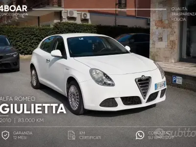 Usata Alfa Romeo Giulietta Progression 120 CV (88 kW) 2010 Bianco Utilitaria