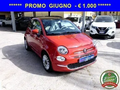 Usata Fiat 500 Lounge 69 CV (50 kW) 2017 Rosso Utilitaria
