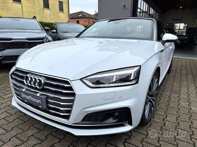 Usata Audi A5 S-Line 190 CV (139 kW) 2019 Bianco Cabrio