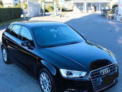Usata Audi A3 Attraction 110 CV (80 kW) 2016 Nero Berlina