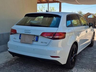 Usata Audi A3 110 CV (80 kW) 2019 Bianco Berlina