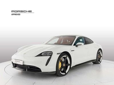 Usata Porsche Taycan Turbo S 141 kW (193 CV) 2021 Bianco Berlina