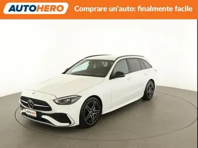 Usata Mercedes C200 204 CV (150 kW) 2021 Bianco Berlina