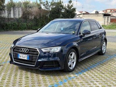 Usata Audi A3 S-Line 116 CV (85 kW) 2019 Blu Berlina