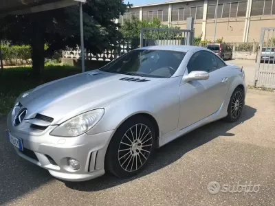 Usata Mercedes SLK200 163 CV (119 kW) 2004 Argento Cabrio