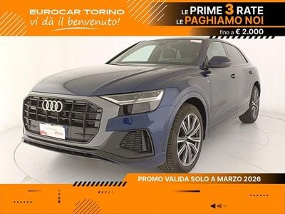 Usata Audi Q8 Comfort 286 CV (210 kW) 2023 Blu navarra metallizzato SUV