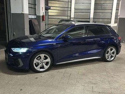 Usata Audi A3 S-Line 110 CV (80 kW) 2021 Blu/azzurro Berlina