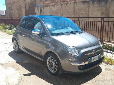 Usata Fiat 500 75 CV (55 kW) 2009 Grigio Cabrio