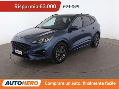 Usata Ford Kuga ST-Line 190 CV (139 kW) 2021 Blu/azzurro SUV