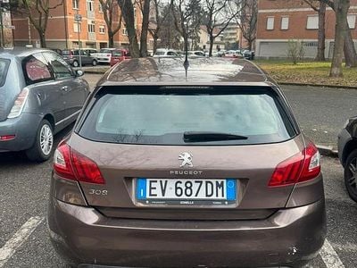 Usata Peugeot 308 Active 120 CV (88 kW) 2013 Marrone Berlina