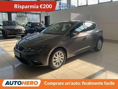Usata Seat Leon CONNECT 110 CV (80 kW) 2015 Grigio Berlina