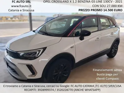 Usata Opel Crossland GS Line 131 CV (96 kW) 2021 Bianco SUV