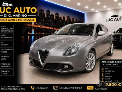 Usata Alfa Romeo Giulietta Distinctive 120 CV (88 kW) 2016 Grigio Utilitaria