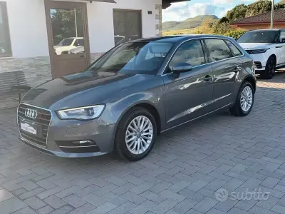 Usata Audi A3 Ambition 110 CV (80 kW) 2014 Grigio Berlina