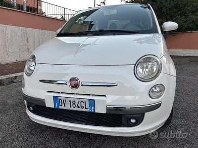 Usata Fiat 500 Lounge 69 CV (50 kW) 2009 Bianco Cabrio