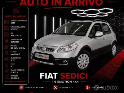 Usata Fiat Sedici Emotion 120 CV (88 kW) 2010 Grigio SUV