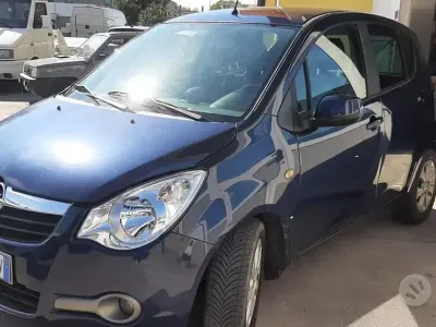 Usata Opel Agila 86 CV (63 kW) 2010 Blu Utilitaria