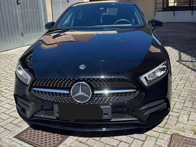 Usata Mercedes A200 AMG line 163 CV (119 kW) 2022 Nero Berlina