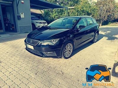 Usata Seat Leon ST Business 131 CV (96 kW) 2020 Nero Station wagon