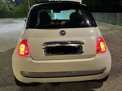 Usata Fiat 500 75 CV (55 kW) 2009 Bianco Cabrio