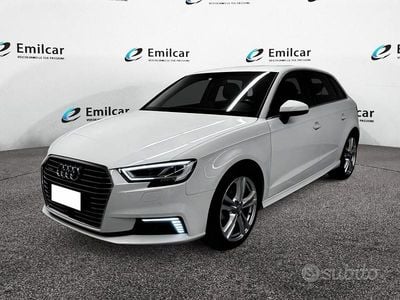Usata Audi A3 Comfort 110 kW (150 CV) 2020 Bianco Berlina