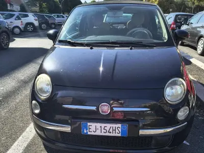 Usata Fiat 500 77 CV (56 kW) 2011 Blu/azzurro Cabrio