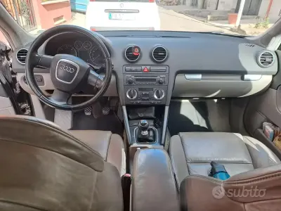 Usata Audi A3 105 CV (77 kW) 2006 Nero Utilitaria