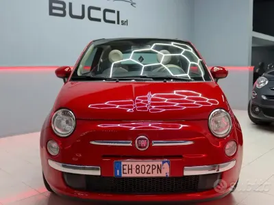Usata Fiat 500C Lounge 69 CV (50 kW) 2011 Rosso Cabrio
