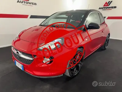 Usata Opel Adam Slam 87 CV (63 kW) 2017 Rosso Utilitaria