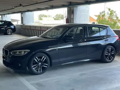 Begagnad BMW 118 M Sport 136 HK (100 kW) 2018 Svart Halvkombi