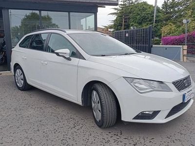 Usata Seat Leon ST Business 90 CV (66 kW) 2017 Bianco Station wagon