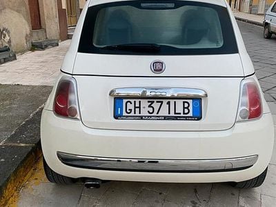 Usata Fiat 500 75 CV (55 kW) 2009 Bianco Cabrio