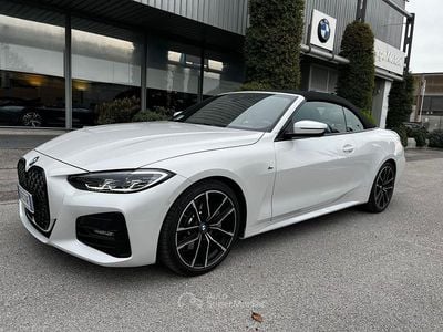 Usata BMW 430 Cabriolet M Sport 245 CV (180 kW) 2023 Mineral white metallizzato Cabrio