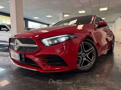 Usata Mercedes A200 Premium 163 CV (119 kW) 2019 Rosso Berlina