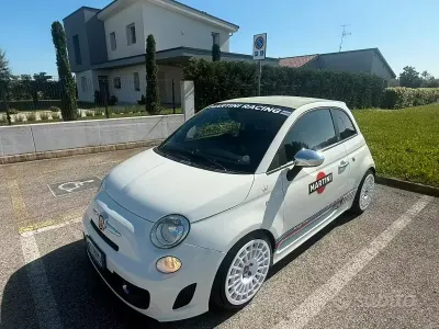 Usata Fiat 500 Abarth 135 CV (99 kW) 2013 Bianco Cabrio