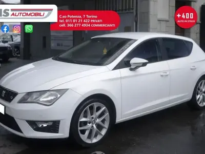 Usata Seat Leon FR 150 CV (110 kW) 2013 Bianco Utilitaria