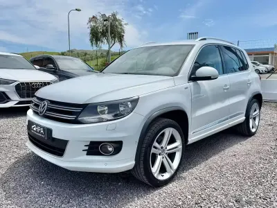 Usata VW Tiguan R-line 177 CV (130 kW) 2014 Bianco SUV