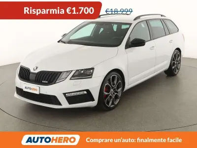 Usata Skoda Octavia RS 245 CV (180 kW) 2019 Bianco Station wagon