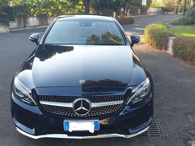 Usata Mercedes C220 Premium 170 CV (125 kW) 2018 Blu/azzurro Coupé