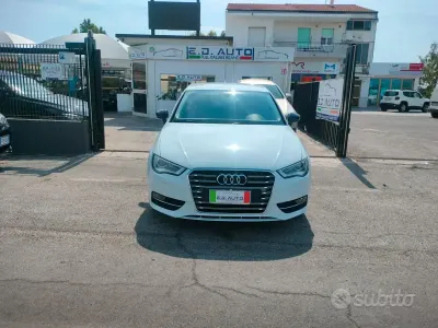 Usata Audi A3 Ambiente 110 CV (80 kW) 2017 Bianco Berlina