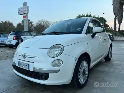 Usata Fiat 500 Lounge 75 CV (55 kW) 2008 Bianco Berlina